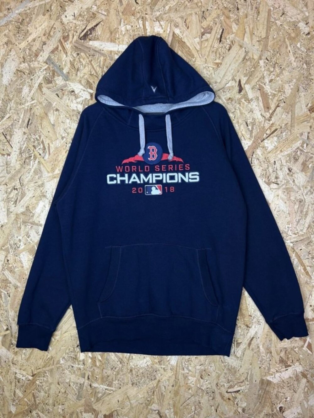Antigua Boston Red Sox Hoodie World Series Champions 2018 Navy Large